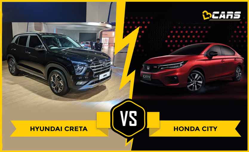 Hyundai Creta 2020 Vs Honda City 2020 Dimensions Comparison
