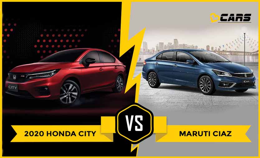 2020 Honda City vs Maruti Ciaz 2020