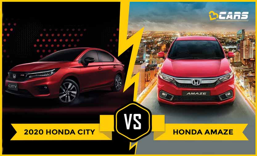 2020 Honda City vs Honda Amaze