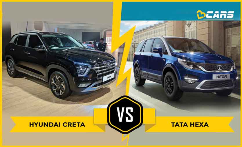 Hyundai Creta 2020 vs Tata Hexa
