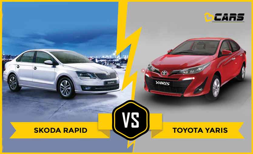 Skoda Rapid 2020 vs Toyota Yaris Price, Specs, Features