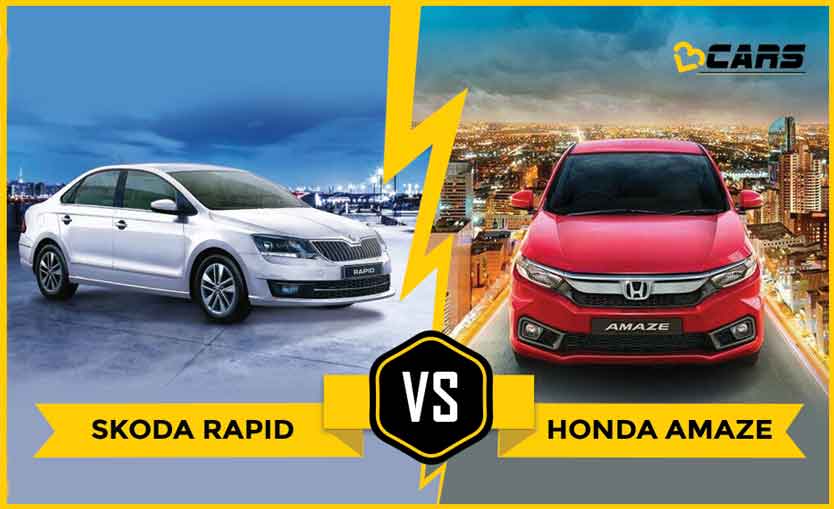 Skoda Rapid vs Honda Amaze