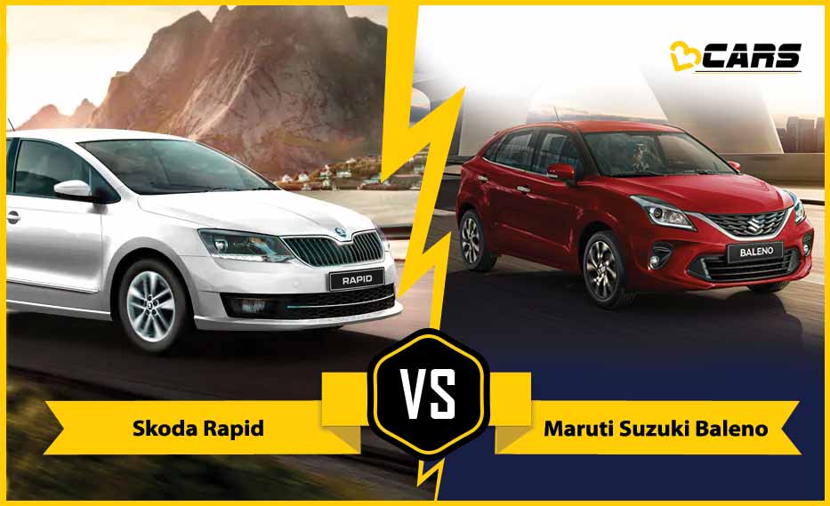 Skoda Rapid vs Maruti Baleno