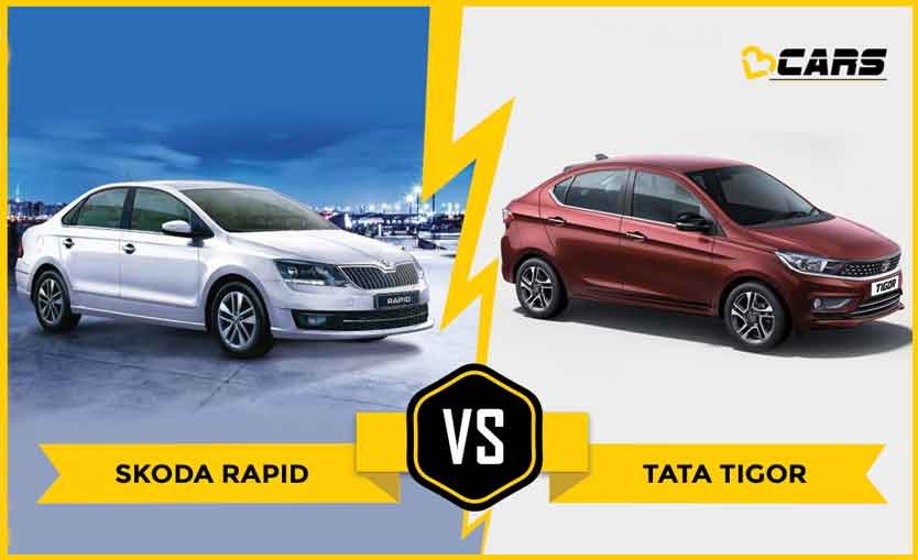 Skoda Rapid vs Tata Tigor