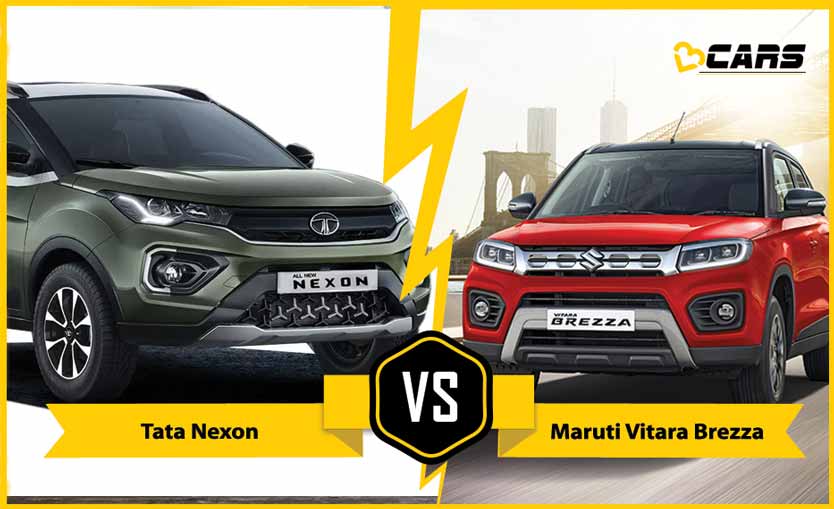 Tata Nexon 2020 vs Vitara Brezza 2020