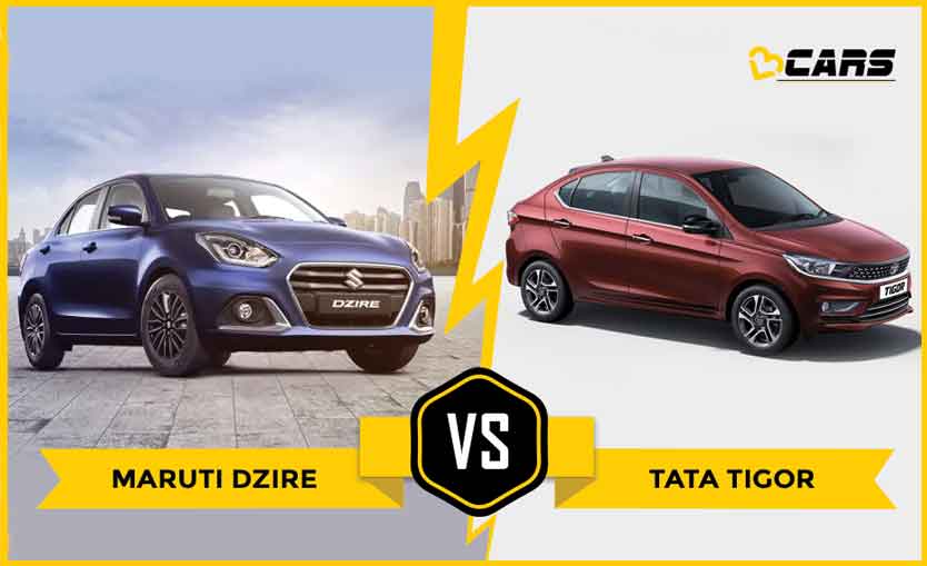 Maruti Suzuki Dzire vs Tata Tigor