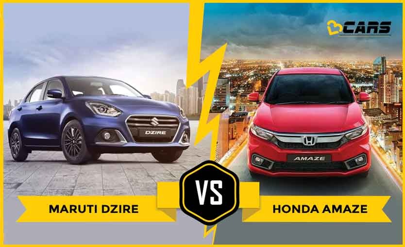 Maruti Suzuki Dzire vs Honda Amaze