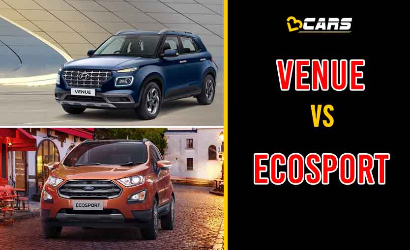 Hyundai Venue vs Ford Ecosport Price, Specs, Features Comparison