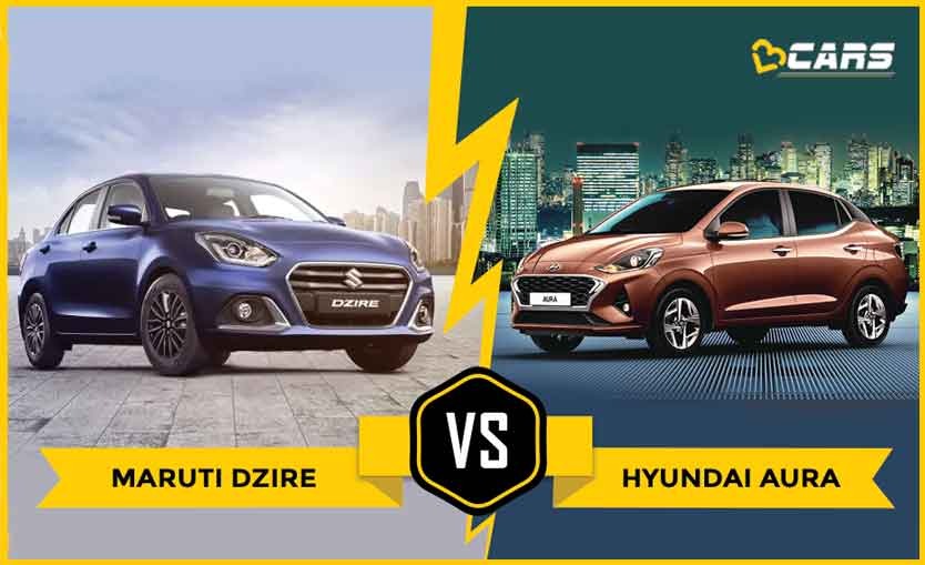 Dzire 2020 vs Aura 2020