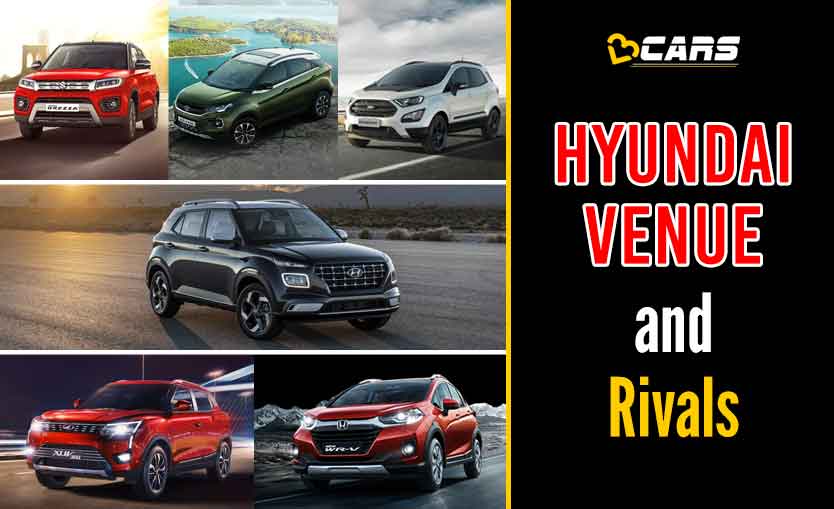 Hyundai Venue 2020 Petrol vs Competition