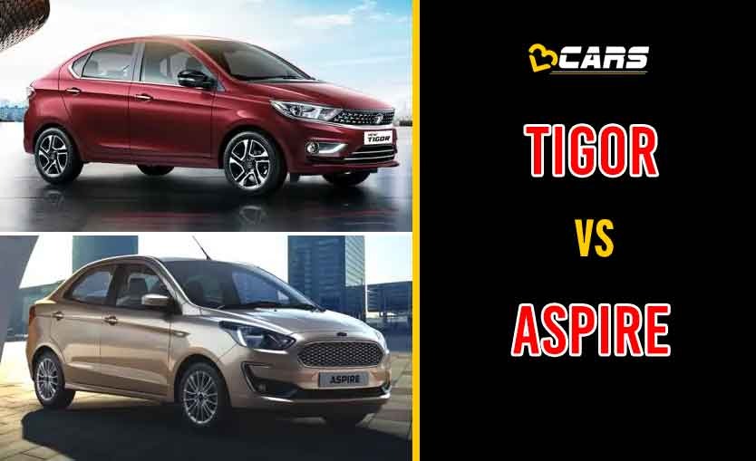 2020 Tata Tigor Facelift vs Ford Aspire