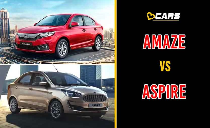Honda Amaze vs Ford Aspire