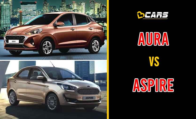 2020 Ford Aspire vs Hyundai Aura