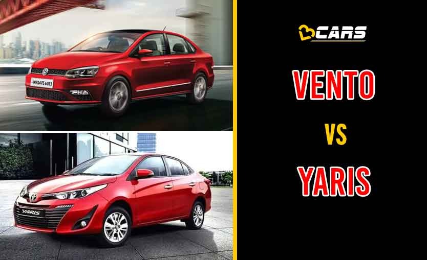 2020 Volkswagen Vento vs Toyota Yaris