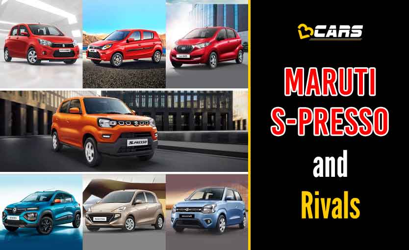 Maruti Suzuki S-Presso 2020 Petrol vs Competition