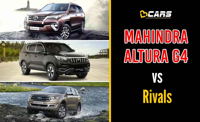 Mahindra Alturas G4 2020 Diesel vs Competition