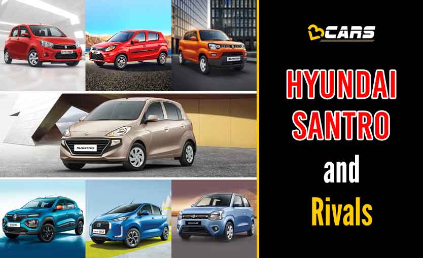 Hyundai Santro 2020 Petrol vs Competition