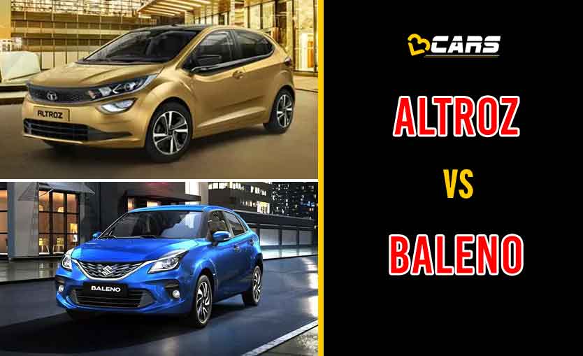 2020 Tata Altroz vs Maruti Suzuki Baleno