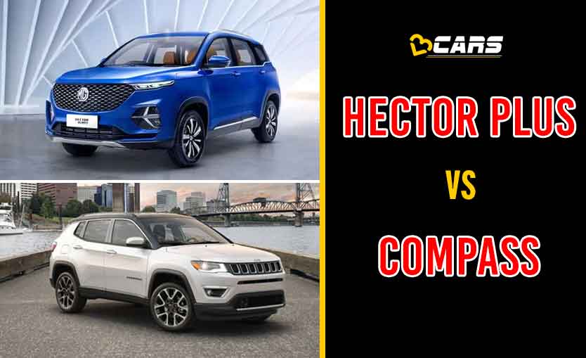 2020 MG Hector Plus vs Jeep Compass