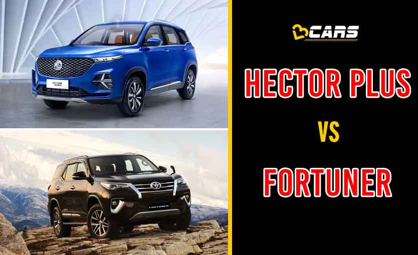 2020 MG Hector Plus vs Toyota Fortuner