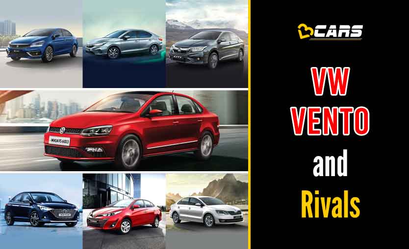 Volkswagen Vento 2020 Petrol vs Competition