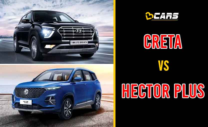 2020 Hyundai Creta vs MG Hector Plus