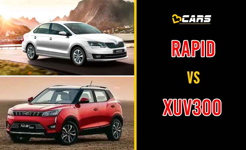 2020 Skoda Rapid vs Mahindra XUV300