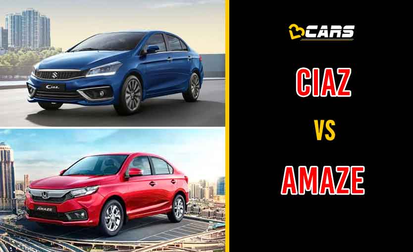 2020 Maruti Suzuki Ciaz vs Honda Amaze