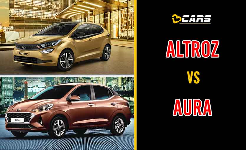2020 Tata Altroz vs Hyundai Aura