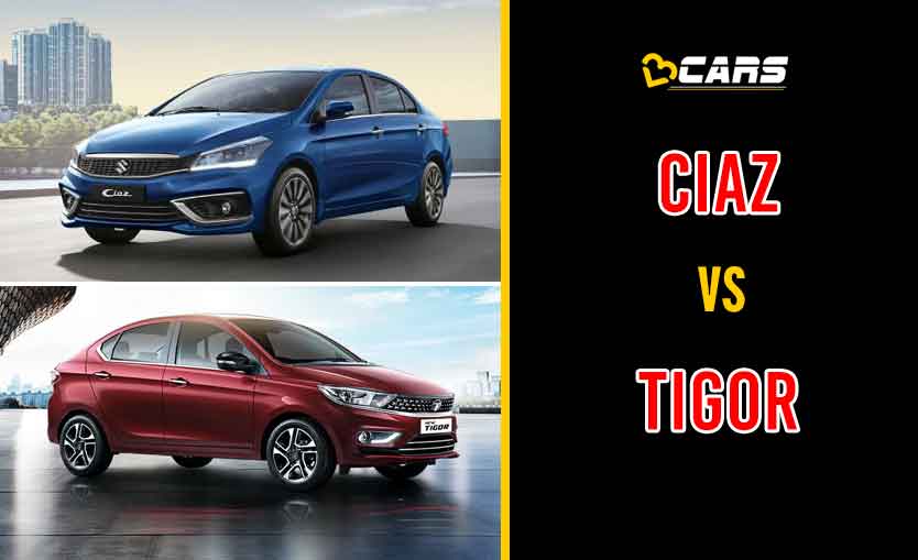 2020 Maruti Suzuki Ciaz vs Tata Tigor