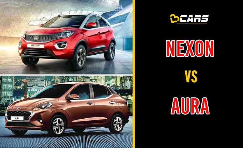 2020 Tata Nexon vs Hyundai Aura