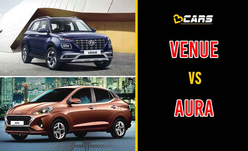 2020 Hyundai Venue vs Hyundai Aura