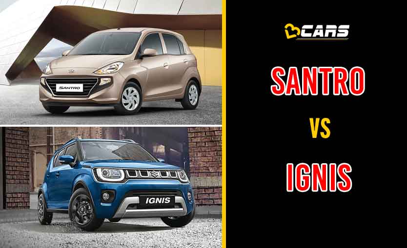 2020 Hyundai Santro vs Maruti Suzuki Ignis