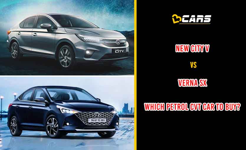 New Honda City V vs Hyundai Verna SX