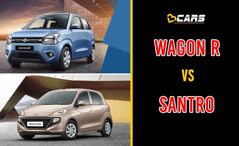 2020 Maruti Suzuki Wagon R vs Hyundai Santro