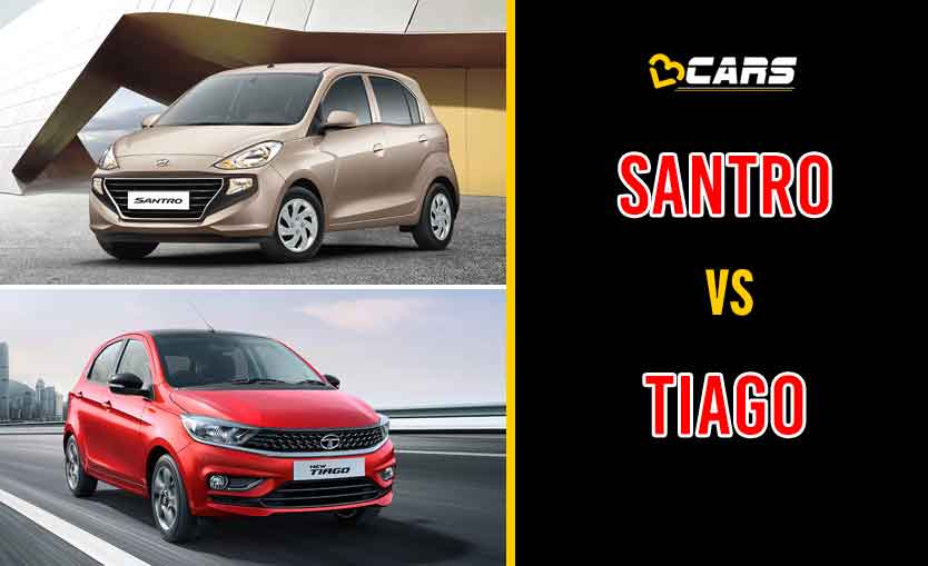 2020 Hyundai Santro vs Tata Tiago