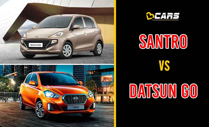 2020 Hyundai Santro vs Datsun GO