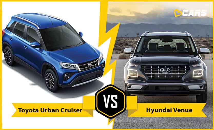Toyota Urban Cruiser vs Hyundai Venue