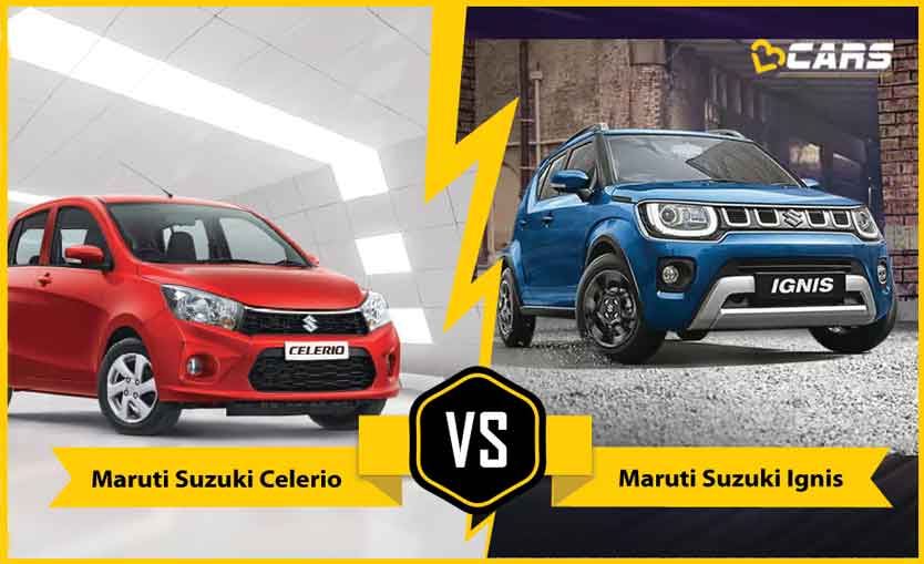2020 Maruti Suzuki Celerio vs Maruti Suzuki Ignis