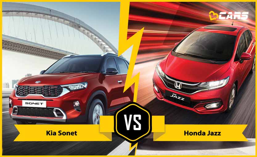 2020 Kia Sonet vs Honda Jazz