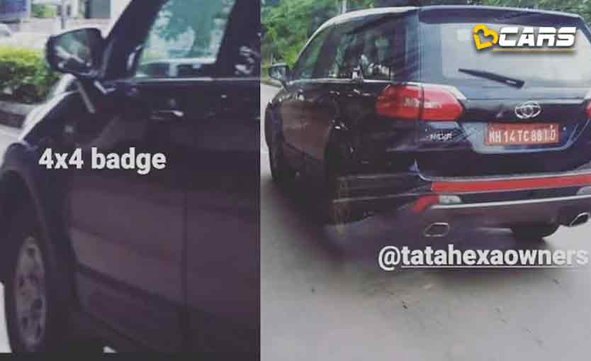Tata Hexa spied