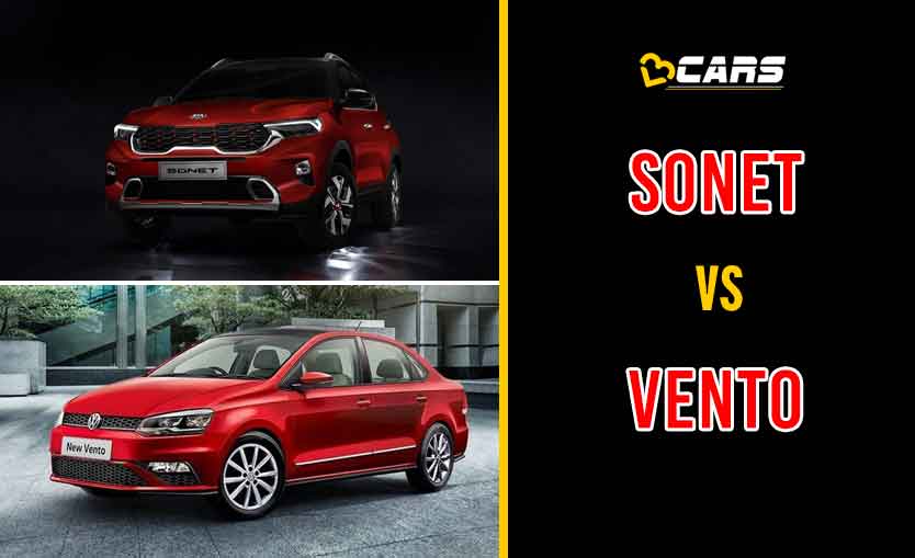 2020 Kia Sonet vs Volkswagen Vento