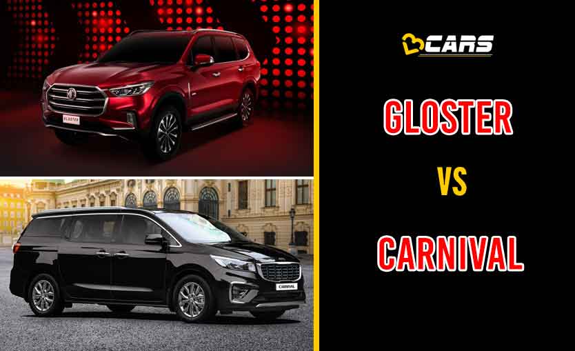 2020 MG Gloster vs Kia Carnival