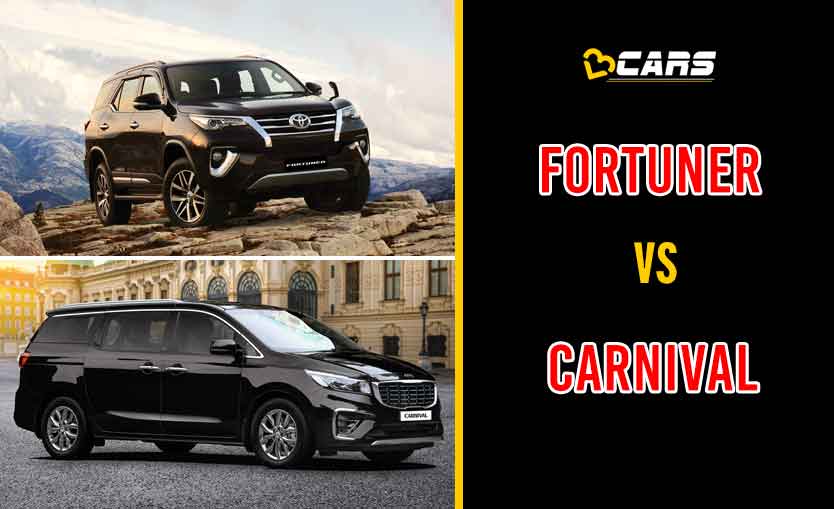 2020 Toyota Fortuner vs Kia Carnival
