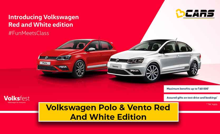 Volkswagen Polo & Vento Red And White Edition