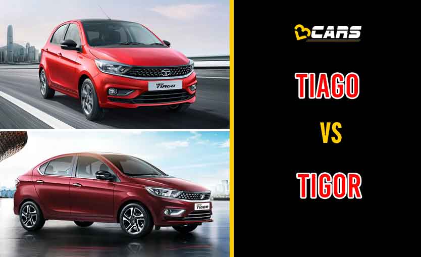 2020 Tata Tiago vs Tata Tigor