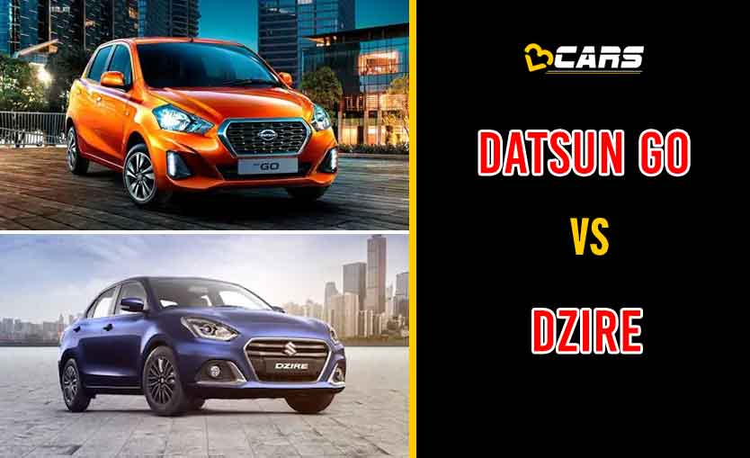 2020 Datsun GO vs Maruti Suzuki Dzire