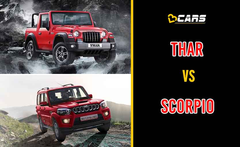 2020 Mahindra Thar vs Mahindra Scorpio