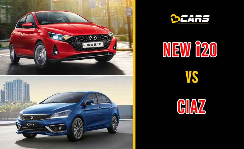 New Hyundai i20 vs Maruti Suzuki Ciaz