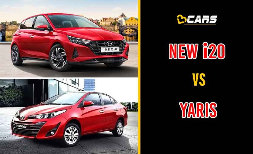 New Hyundai I20 Vs Toyota Yaris - Price, Specs, Features, Mileage Comparison